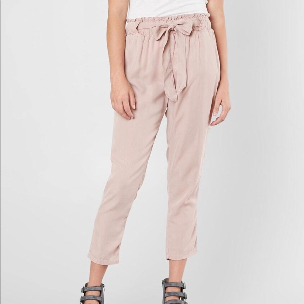 Sneak Peek Cropped Paper Bag Pants